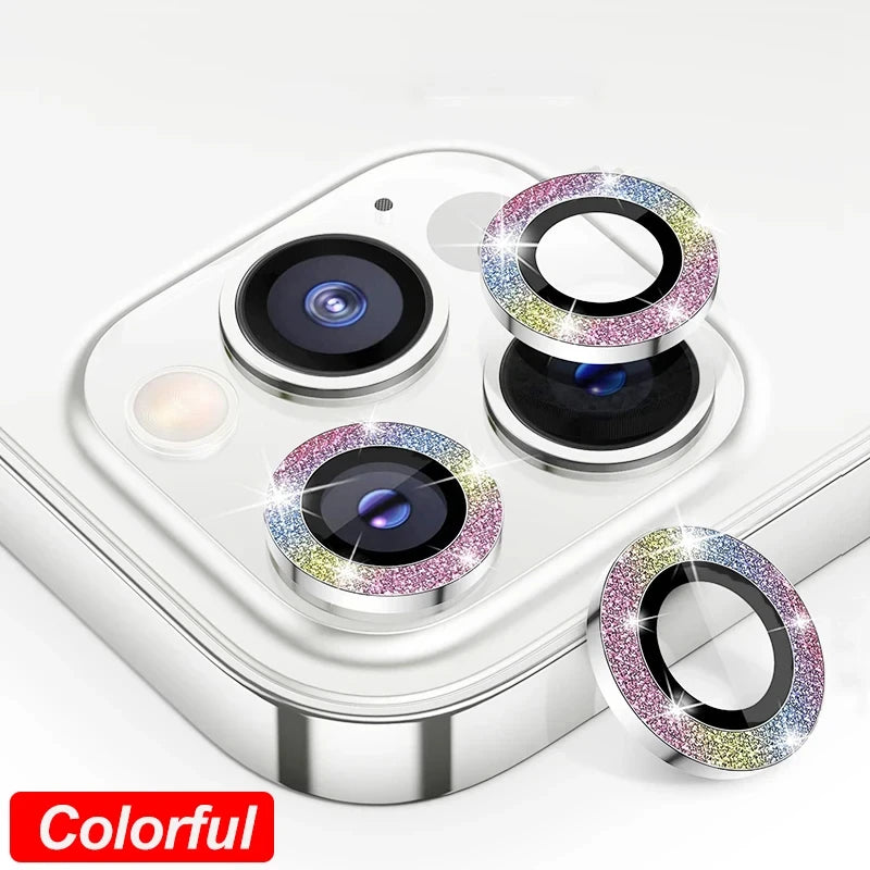 Diamond Metal Camera Lens Protector